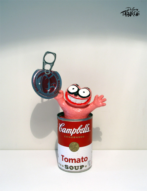 Champbell's Soup ou Andy Chat Rose par Jérémy Taburchi