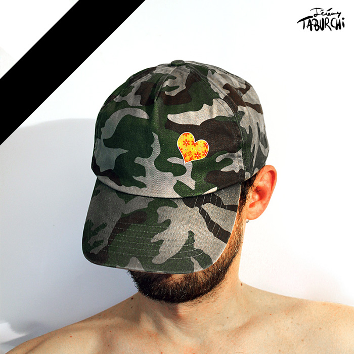 Autoportrait endeuillé, après l'attentat terroriste du 14 juillet 2016 à Nice.
