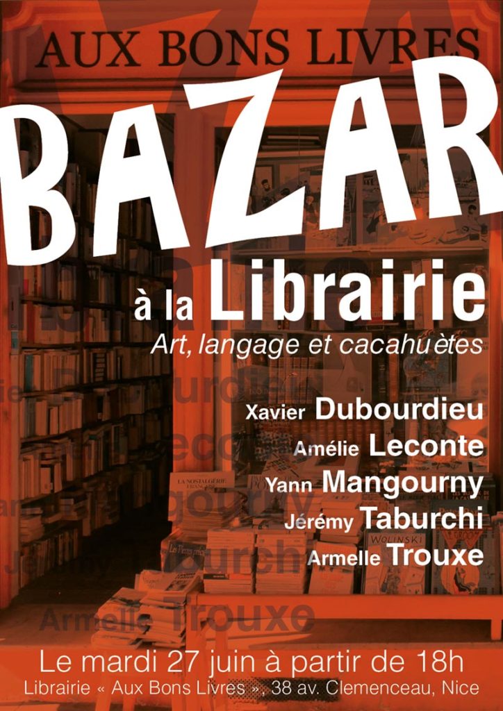 BAZAR à la Librairie