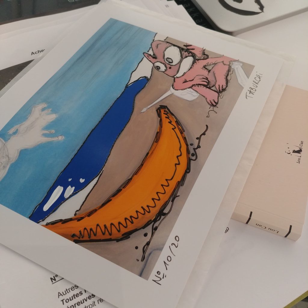 Une estampe du Journal d'une exposition de Jérémy Taburchi