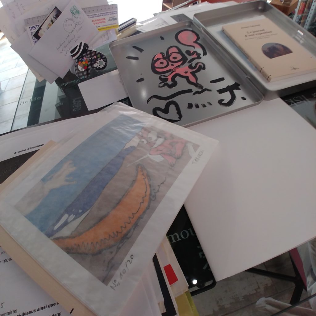 Une estampe du Journal d'une exposition de Jérémy Taburchi
