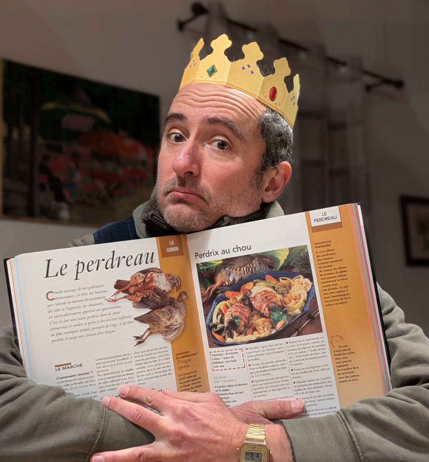 Un autoportrait en Roi Gourmand