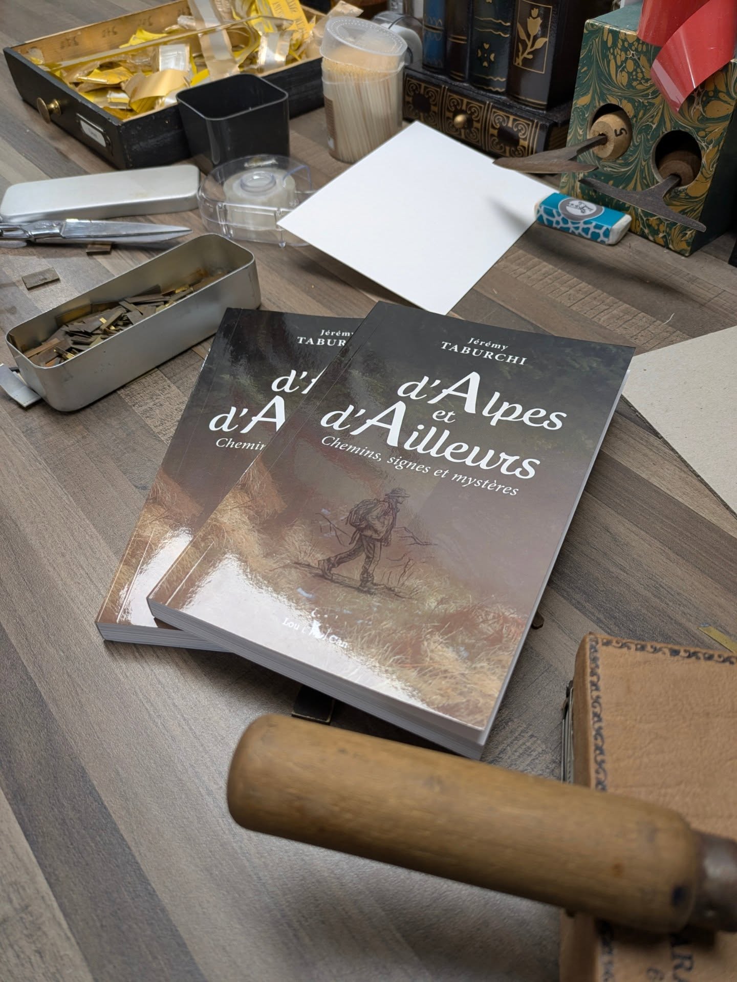 Premiers dépôts de mon livre « d’Alpes et d’Ailleurs »