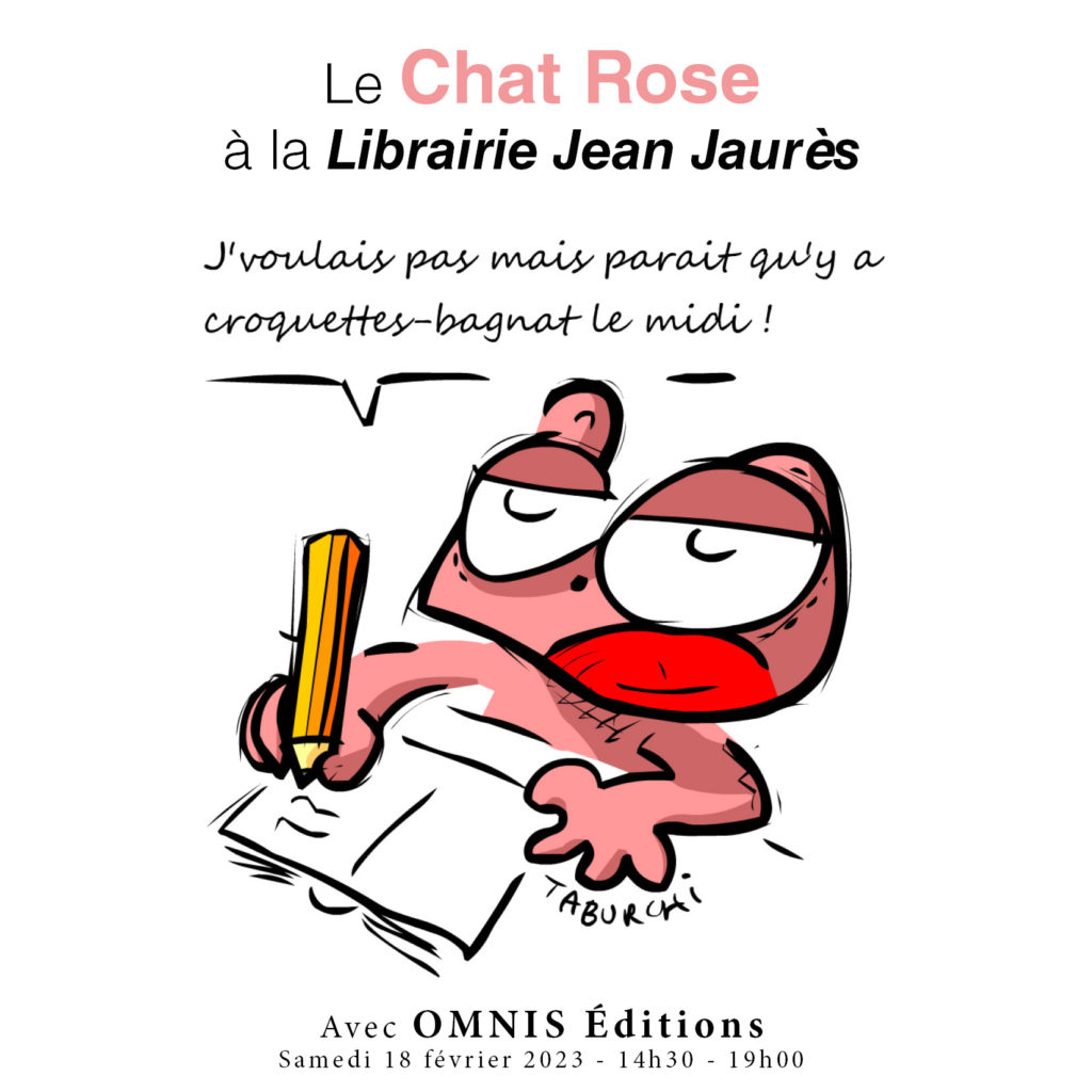 Dédicace Jérémy Taburchi et OMNIS Éditions à la librairie Jean Jaurès de Nice
