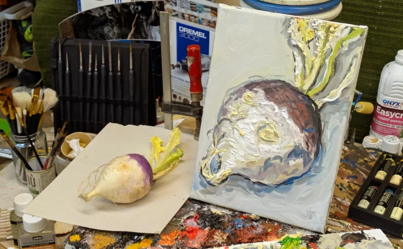 Une peinture à l&rsquo;huile sur toile : le « Portrait de Navet »