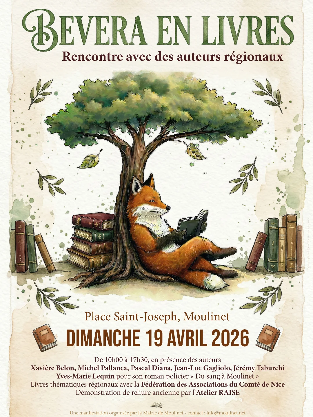 Bévéra en Livres à Moulinet, une rencontre avec des auteurs régionaux