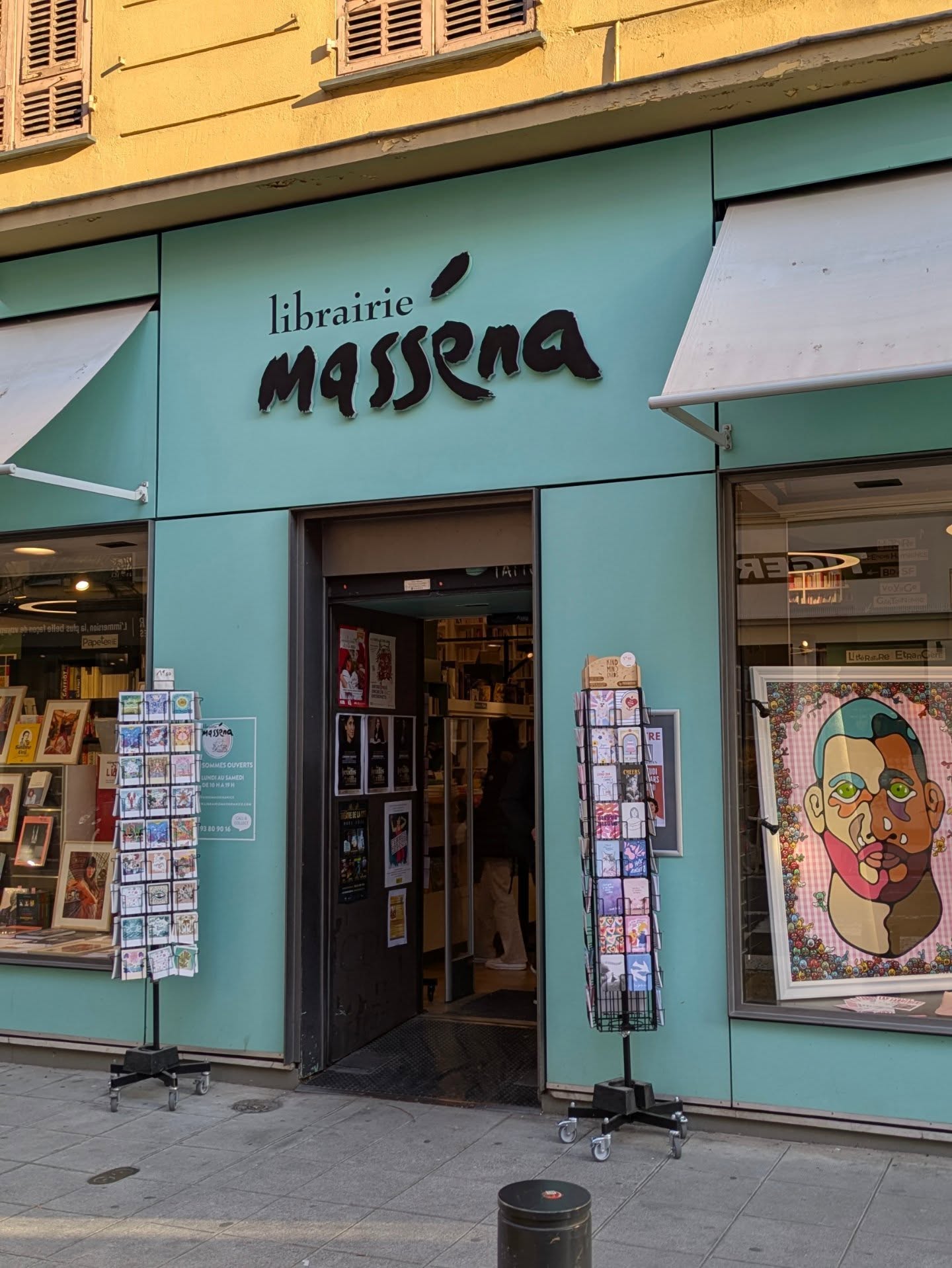 Mes livres à la Librairie Masséna à Nice