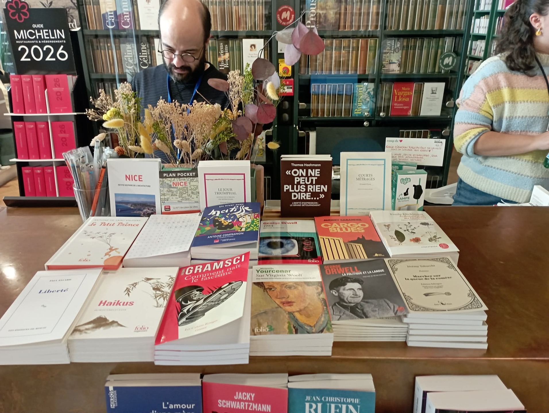 Mes poèmes à la Librairie Masséna