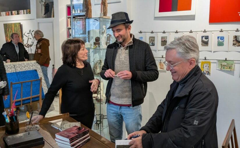 Succès pour mon recueil de poèmes présenté à la Librairie Matarasso