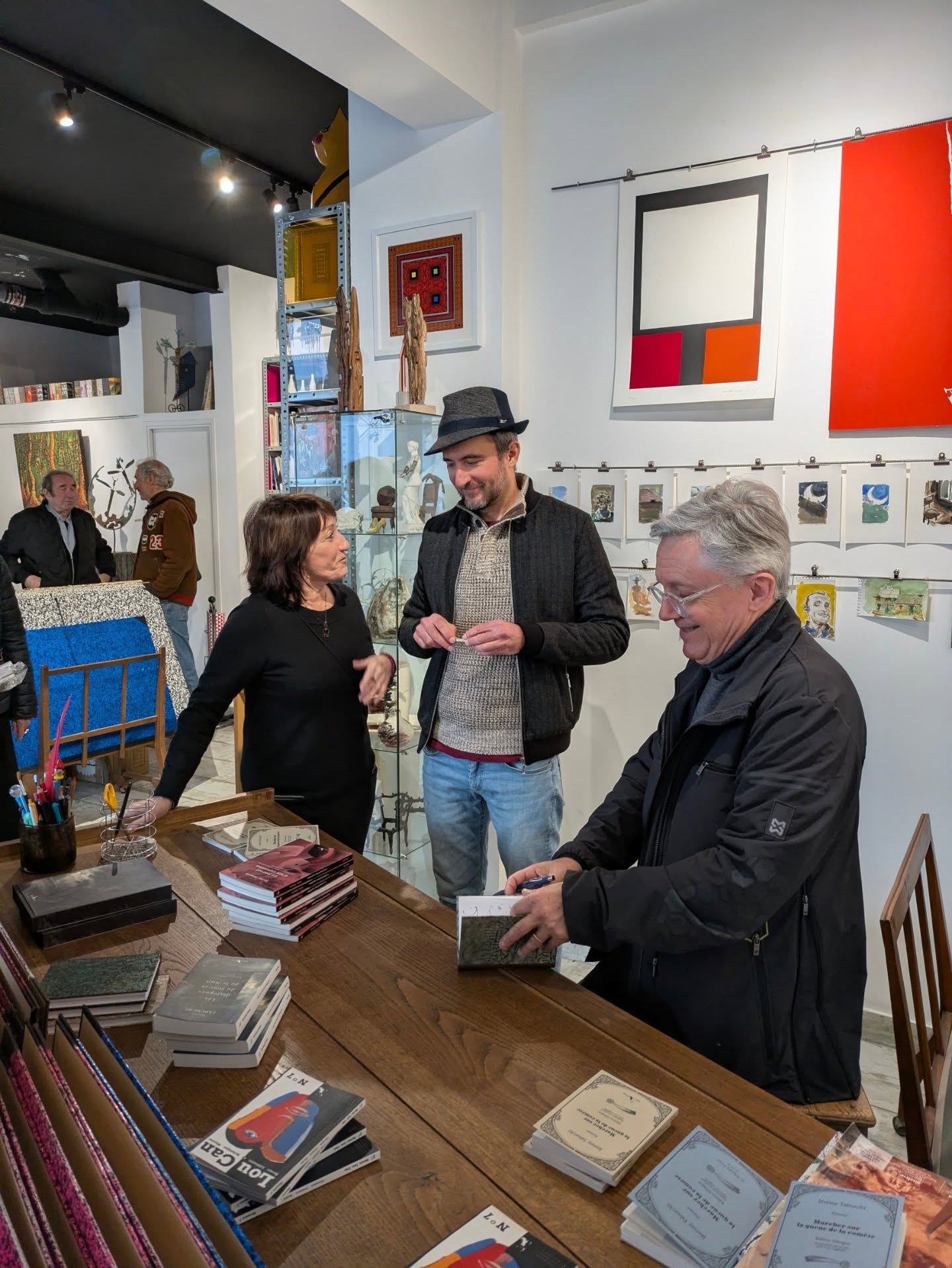Succès pour mon recueil de poèmes présenté à la Librairie Matarasso